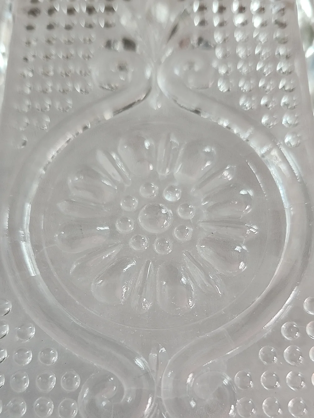 Vintage Glass Anchor Hocking Relish Trays Set Of 2
